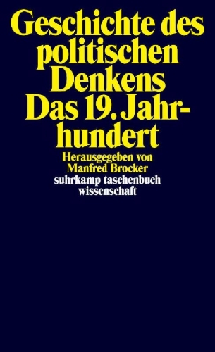 Buchcover und Innenansicht für das Buch: Geschichte des politischen Denkens. Das 19. Jahrhundert