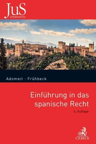 Buchcover und Innenansicht für das Buch: Einführung in das spanische Recht