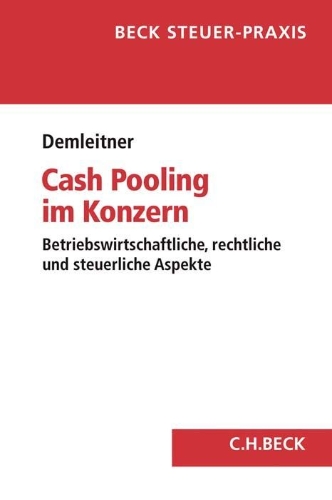 Buchcover und Innenansicht für das Buch: Cash Pooling im Konzern