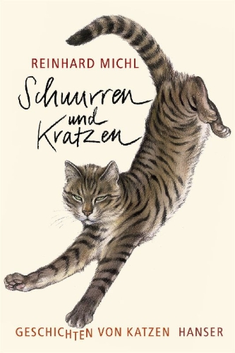 Buchcover und Innenansicht für das Buch: Schnurren und Kratzen - Geschichten von Katzen