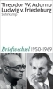 Buchcover und Innenansicht für das Buch: Theodor W. Adorno, Ludwig von Friedeburg, Briefwechsel 1950-1969