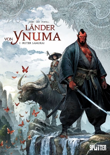 Buchcover und Innenansicht für das Buch: Terres d'Ynuma 1