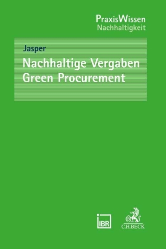 Buchcover und Innenansicht für das Buch: Nachhaltige Vergaben - Green Procurement