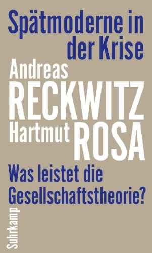 Buchcover und Innenansicht für das Buch: Spätmoderne in der Krise