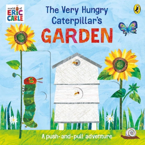 Buchcover und Innenansicht für das Buch: The Very Hungry Caterpillar's Garden