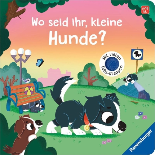 Buchcover und Innenansicht für das Buch: Wo seid ihr, kleine Hunde?