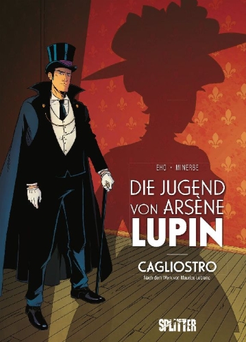 Buchcover und Innenansicht für das Buch: La Jeunesse de Arsène Lupin - Cagliostro