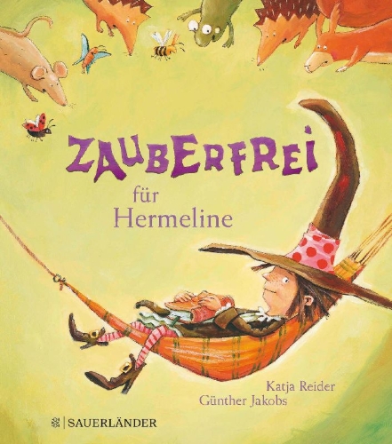 Buchcover und Innenansicht für das Buch: Zauberfrei für Hermeline. Miniausgabe
