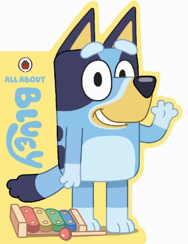 Buchcover und Innenansicht für das Buch: Bluey: All About Bluey