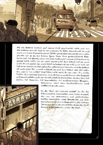 Buchcover und Innenansicht für das Buch: Die Chroniken von Under York. Band 1