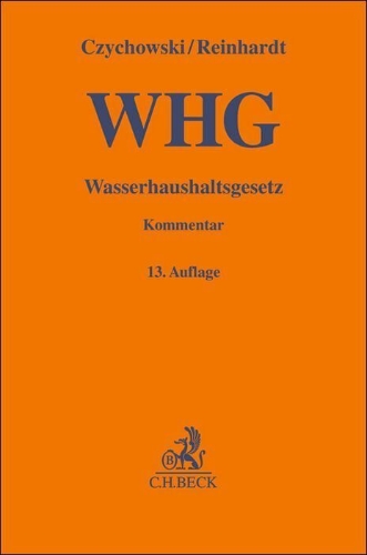 Buchcover und Innenansicht für das Buch: Wasserhaushaltsgesetz 
