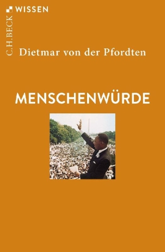 Buchcover und Innenansicht für das Buch: Menschenwürde