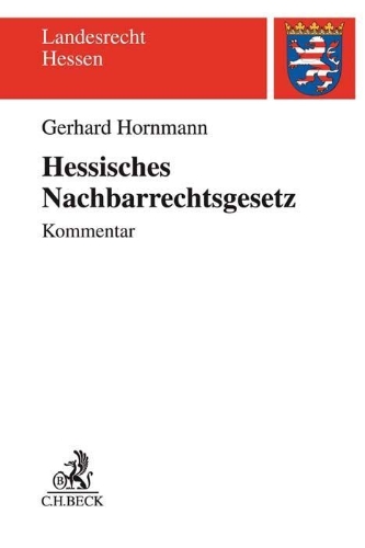 Buchcover und Innenansicht für das Buch: Hessisches Nachbarrechtsgesetz