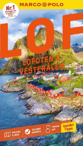 Buchcover und Innenansicht für das Buch: MARCO POLO Reiseführer Lofoten & Vesterålen