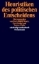 Buchcover und Innenansicht für das Buch: Heuristiken des politischen Entscheidens