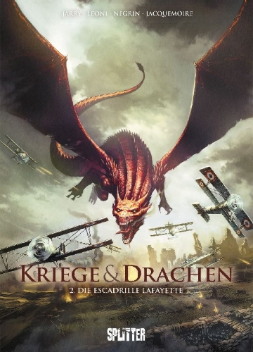 Buchcover und Innenansicht für das Buch: Guerres et Dragons 2
