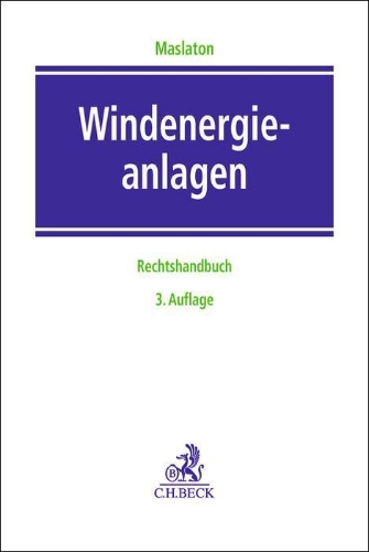 Buchcover und Innenansicht für das Buch: Windenergieanlagen