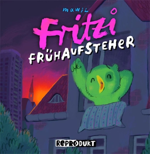 Buchcover und Innenansicht für das Buch: Fritzi Frühaufsteher