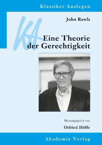 Buchcover und Innenansicht für das Buch: John Rawls: Eine Theorie der Gerechtigkeit