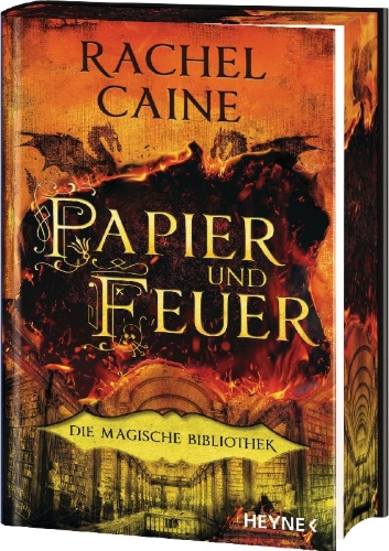 Buchcover und Innenansicht für das Buch: The Great Library - Paper and Fire