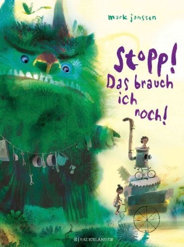 Buchcover und Innenansicht für das Buch: Stop! Monsters!