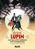 Buchcover und Innenansicht für das Buch: Arsène Lupin et le dernier secret de Nostradamus