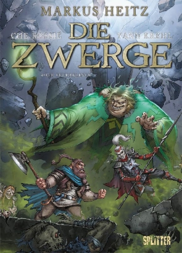 Buchcover und Innenansicht für das Buch: Die Zwerge. Band 4