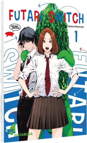 Buchcover und Innenansicht für das Buch: Futari Switch