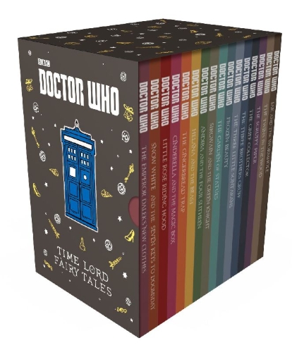 Buchcover und Innenansicht für das Buch: Doctor Who: Time Lord Fairy Tales Slipcase Edition