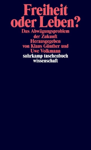 Buchcover und Innenansicht für das Buch: Freiheit oder Leben?