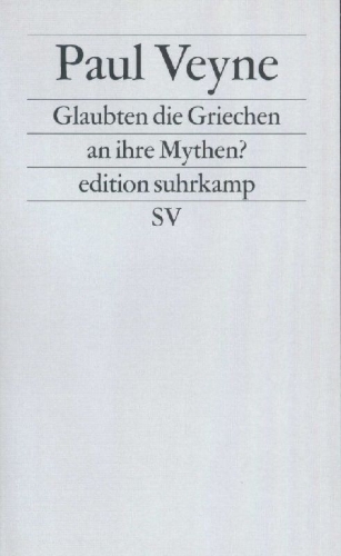 Buchcover und Innenansicht für das Buch: Les Grecs ont-ils cru á leurs mythes?