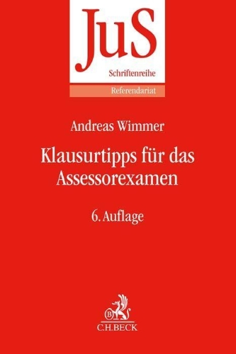 Buchcover und Innenansicht für das Buch: Klausurtipps für das Assessorexamen