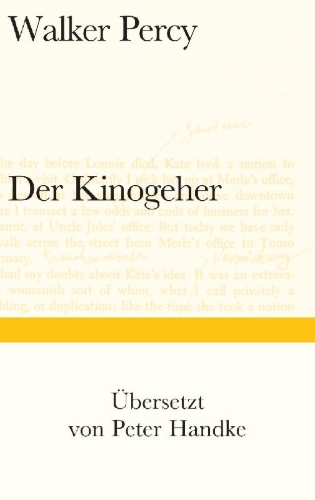 Buchcover und Innenansicht für das Buch: Der Kinogeher