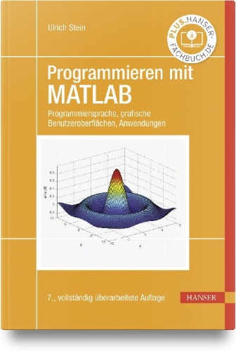 Buchcover und Innenansicht für das Buch: Programmieren mit MATLAB