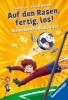 Buchcover und Innenansicht für das Buch: Auf den Rasen, fertig, los! Die besten Fußballwitze