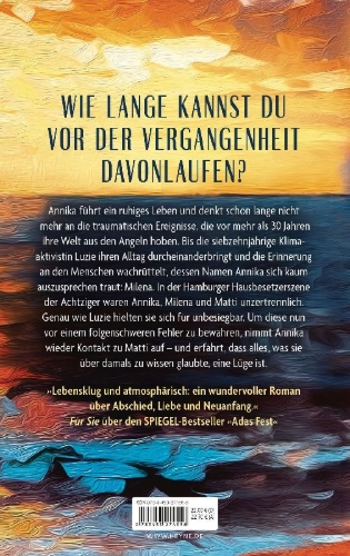 Buchcover und Innenansicht für das Buch: Tage mit Milena