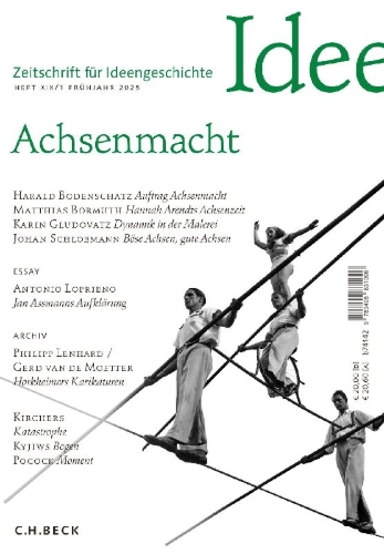 Buchcover und Innenansicht für das Buch: Zeitschrift für Ideengeschichte Heft XIX/1 Frühjahr 2025