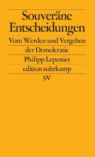 Buchcover und Innenansicht für das Buch: Souveräne Entscheidungen