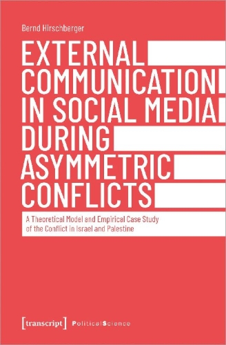 Buchcover und Innenansicht für das Buch: External Communication in Social Media During Asymmetric Conflicts