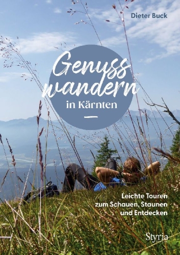 Buchcover und Innenansicht für das Buch: Genusswandern in Kärnten