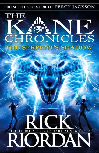 Buchcover und Innenansicht für das Buch: The Kane Chronicles: The Serpent's Shadow