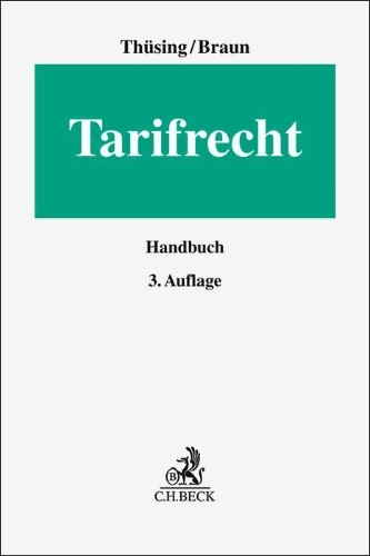 Buchcover und Innenansicht für das Buch: Tarifrecht