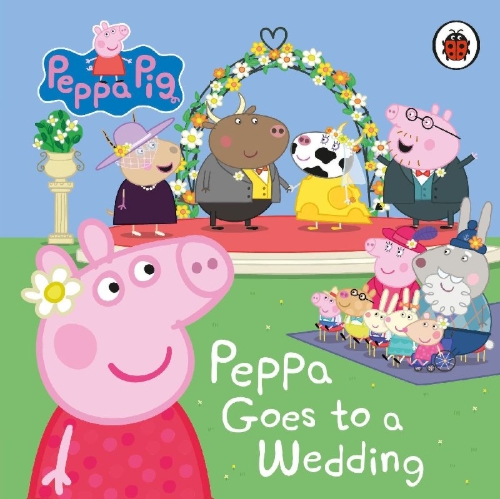 Buchcover und Innenansicht für das Buch: Peppa Pig: Peppa Goes to a Wedding