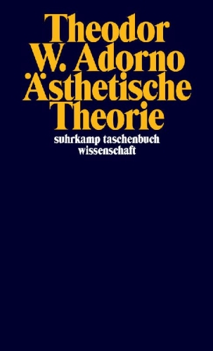 Buchcover und Innenansicht für das Buch: Ästhetische Theorie