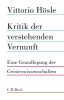 Buchcover und Innenansicht für das Buch: Kritik der verstehenden Vernunft