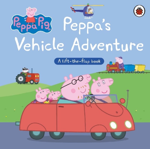Buchcover und Innenansicht für das Buch: Peppa Pig: Peppa's Vehicle Adventure