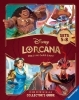 Buchcover und Innenansicht für das Buch: Disney Lorcana Trading Card Game - Der offizielle Collector's Guide: Sets 5-8 - Buch zum Spiel