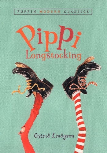 Buchcover und Innenansicht für das Buch: Pippi Longstocking (Puffin Modern Classics)