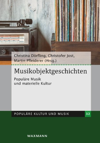 Buchcover und Innenansicht für das Buch: Musikobjektgeschichten