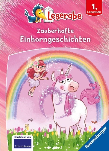 Buchcover und Innenansicht für das Buch: Leserabe Sonderausgaben - Zauberhafte Einhorngeschichten